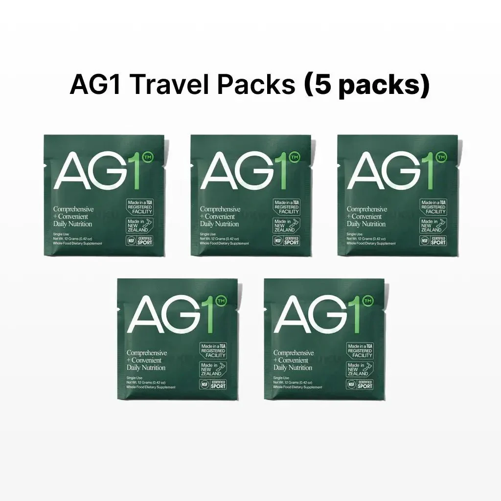 AG1 Athletic Greens Travel Packs - Comprehensive Daily Nutrition - Image 9